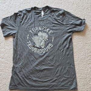Turnpike Troubadours Gray Green Turnpike Bamd Graphic Tee
